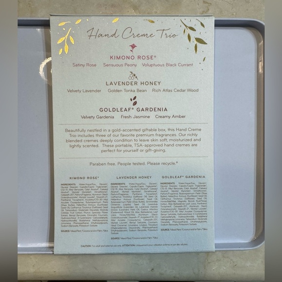 Thymes Hand Cream Trio NEW - Picture 3 of 3